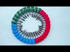 كربيد التلميع الصفيحة الدوارة قطع مزدوج رأس طحن فولفستين الصلب