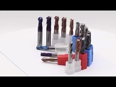 طاحونة نهاية كربيد التنغستن المغلفة 4 أدوات قطع المزلقات ذات الأداء العالي