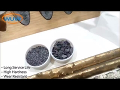 قضبان لحام مركبة دائمة مع جزيئات الكربيد