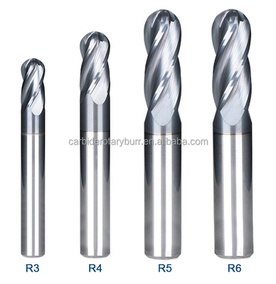 سعر جيد OEM 6MM الكرة نهاية مطحنة النقش النجارة كربيد التنغستن طحن بت الانترنت