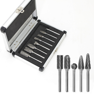 سعر جيد أجزاء أدوات الطاقة 6Mm Tungsten Carbide Burr Bits Die Grinder Bits مع شعار مخصص الانترنت
