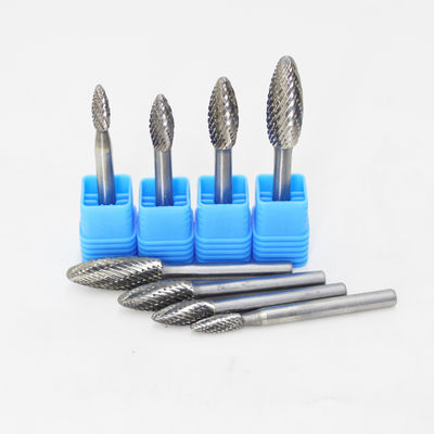 سعر جيد 3mm and 6mm Extended Length Flame Shape Carbide Burr Die Grinder Bit for Metal Grinding الانترنت