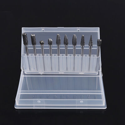 سعر جيد رأس دوار من كربيد التنجستن بقطر 1/8 بوصة مع رأس 3 مم لطاحونة القوالب وشحذ الخشب الانترنت