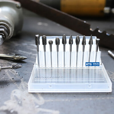 سعر جيد مجموعة من 10 قطع من رؤوس وأدوات قطع دوارة من كربيد التنجستن بقطر ساق 1/8 بوصة لأعمال المعادن الدقيقة الانترنت