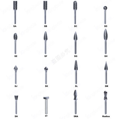 جودة Sintered Tungsten Carbide Rotary Burr with 1/4" Shank and Polished Surface for Precision Deburring مصنع